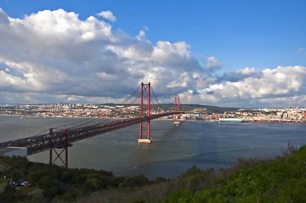 Portugal Puente Lisboa Abril Arquitectura — Foto de Stock