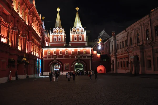 红色正方形。历史的博物馆。莫斯科俄罗斯. — 图库照片