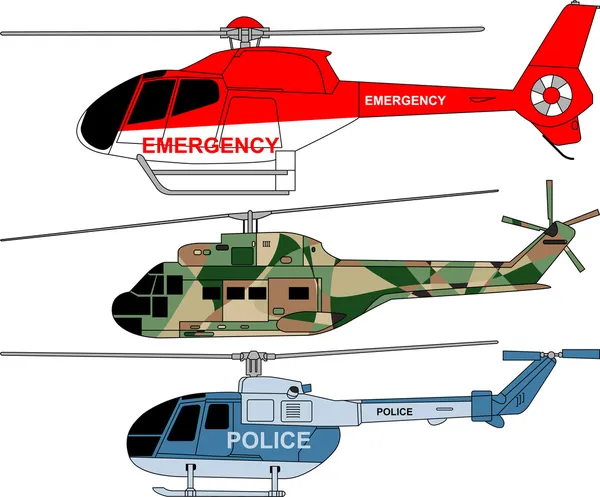 हेलीकॉप्टरों — स्टॉक वेक्टर