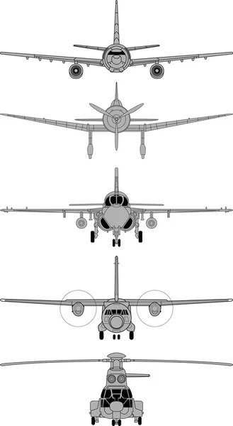 Repülőgép-csomag — Stock Vector