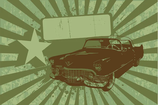 Grunge voiture — Image vectorielle