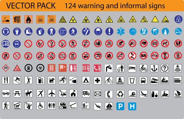 124 signs pack