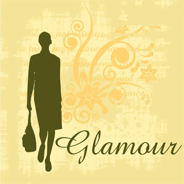 Glamour grunge — Vetor de Stock