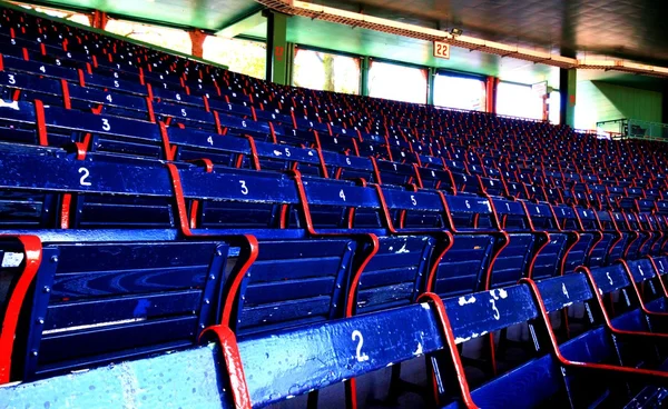 Assentos Fenway Park — Fotografia de Stock
