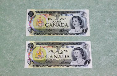 Canadian dollar bills clipart