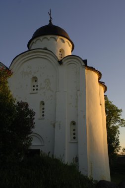 St. George's Church in the Ladoga Fortress. clipart