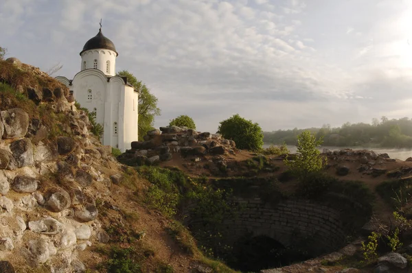 Kostel svatého Jiří v Ladožské pevnosti. — Stock fotografie