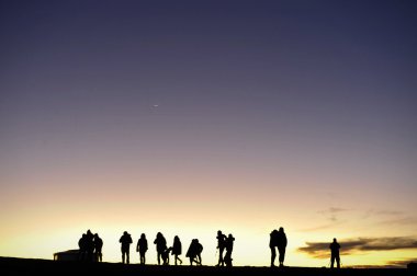 gece gökyüzü, Silhouettes