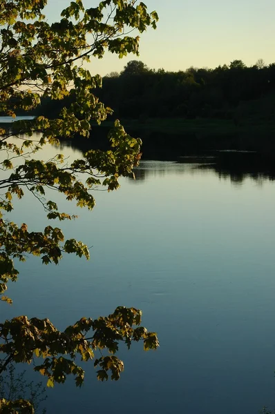 Blick auf den Fluss Wolchow. — Stockfoto