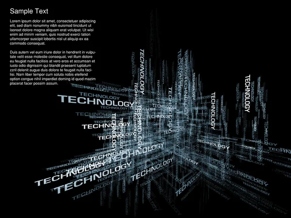 Interakciója Három Dimenziós Szimbólumok Témában Modern Technológiák — Stock Fotó