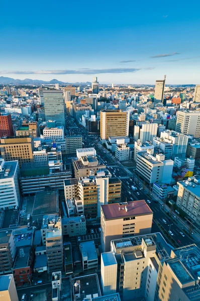A cold day in Sendai Japan — Stock Photo, Image