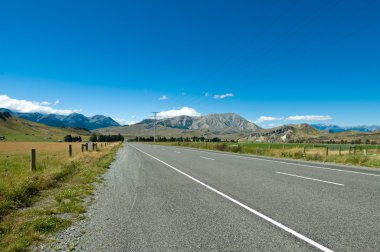 Otoban Panoramik dağ yolunda