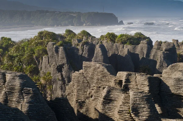 Punakaiki pancake rock, New Zealand — Stock Photo, Image