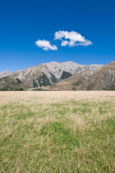 stock image Summer landscape blue sky and kaarst Mountain