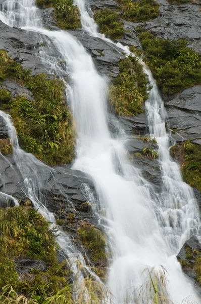 にわか雨の中に滝 — ストック写真