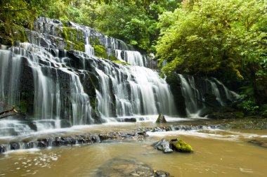 Purakanui Falls Catlins District South Otago clipart