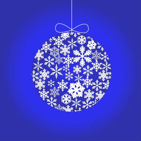 Illustration boule de Noël — Image vectorielle
