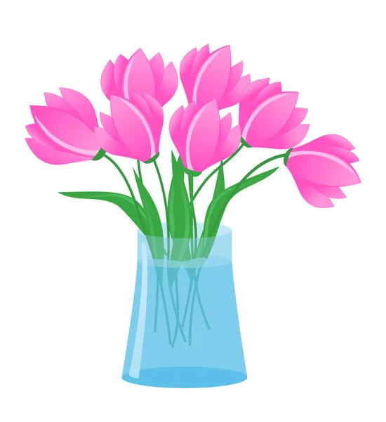 Flores em vaso —  Vetores de Stock