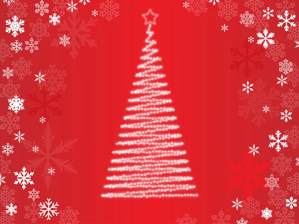 Abstract christmas tree — Stock Vector