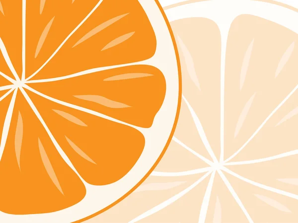 Background of orange slices. — Stock Vector