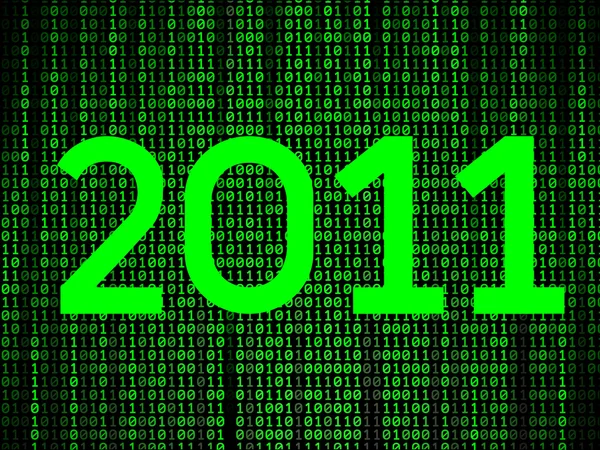 Nowy rok danych — Zdjęcie stockowe