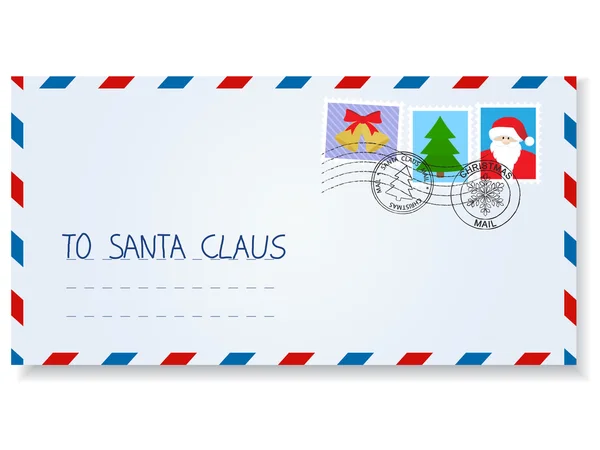 Brief an den Weihnachtsmann — Stockfoto