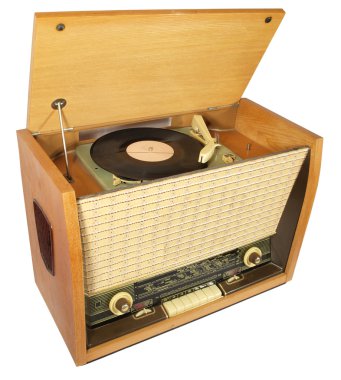 Vintage radyo-gramofon