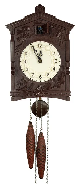 Wall clock with a cuckoo. — Stock Photo, Image