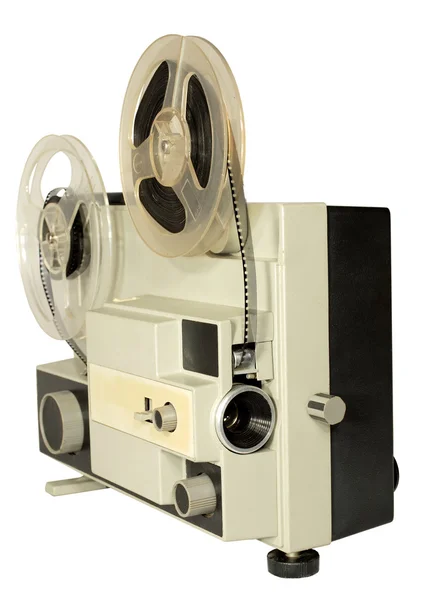 Vintage Film Projector Two Coils Filled Film — Stock Photo, Image