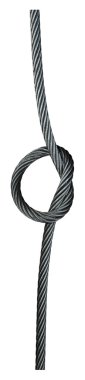 Steel wire rope knotted clipart