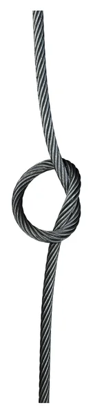Сталева дротяна мотузка в'язана — стокове фото