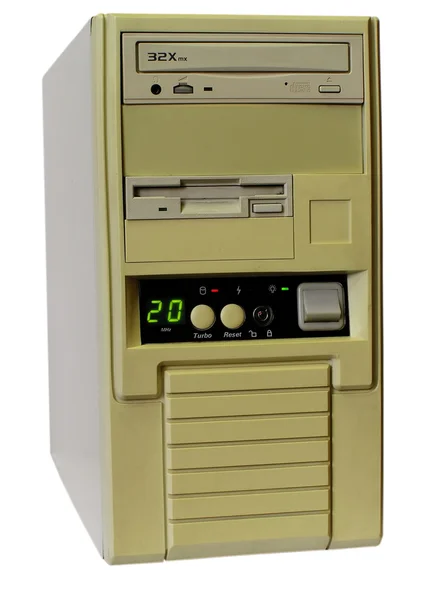 Старий комп'ютер — стокове фото