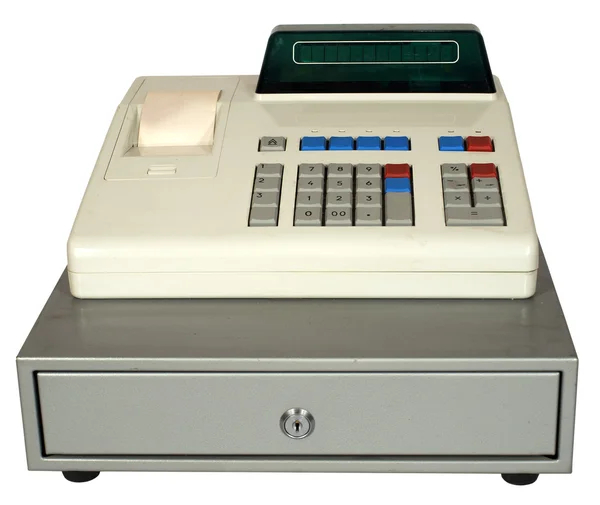Cash register on a white background. — Stock Photo, Image