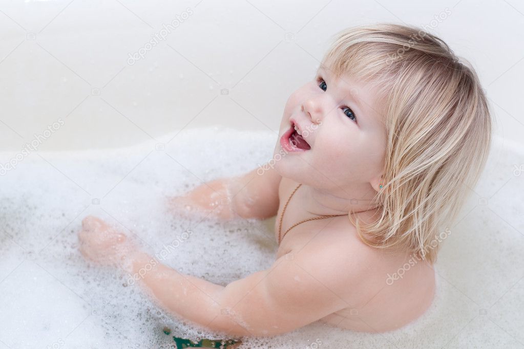 Baby in the bath