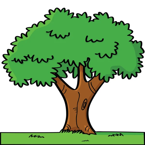 Cartoon tree — Stock Vector