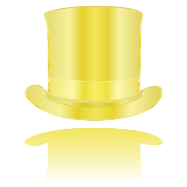 Золотий капелюх — стоковий вектор
