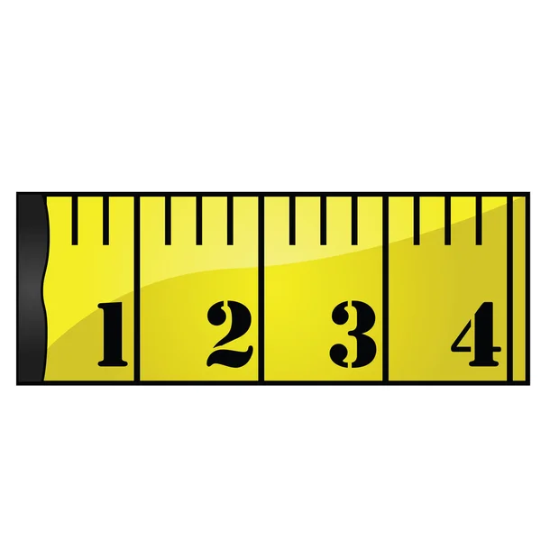 Ruban à mesurer — Image vectorielle