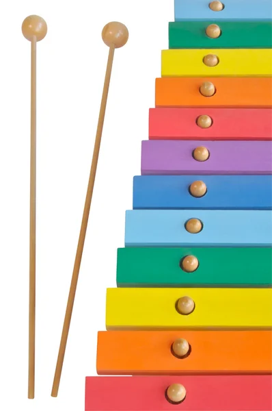 Wooden toy xylophone — Stock Photo, Image
