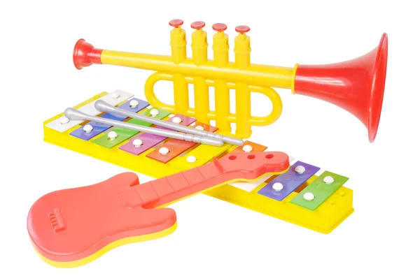 Детские музыкальные игрушки — стоковое фото