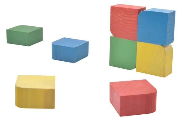 Красочные блоки для детей — стоковое фото