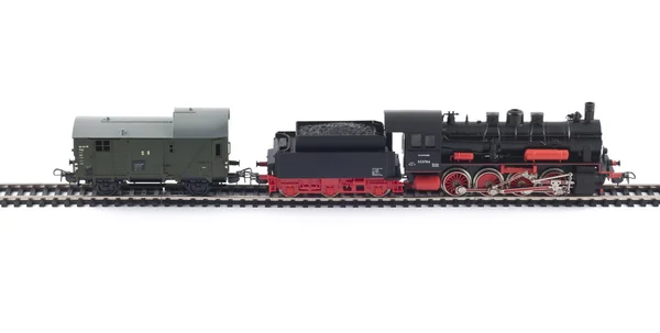 Toy Steam Train and freight car — Stock Photo, Image