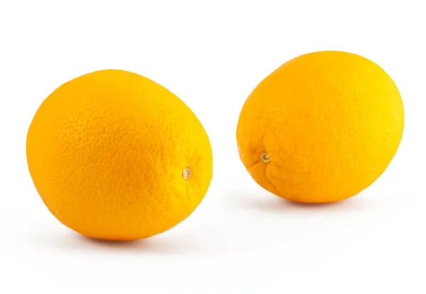 Duas laranjas maduras — Fotografia de Stock