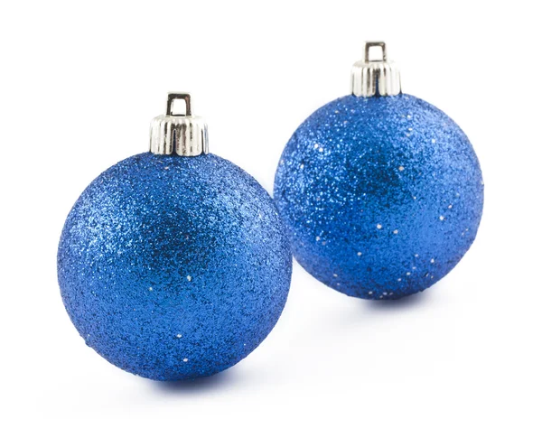 Two Christmas baubles — Stock Photo, Image