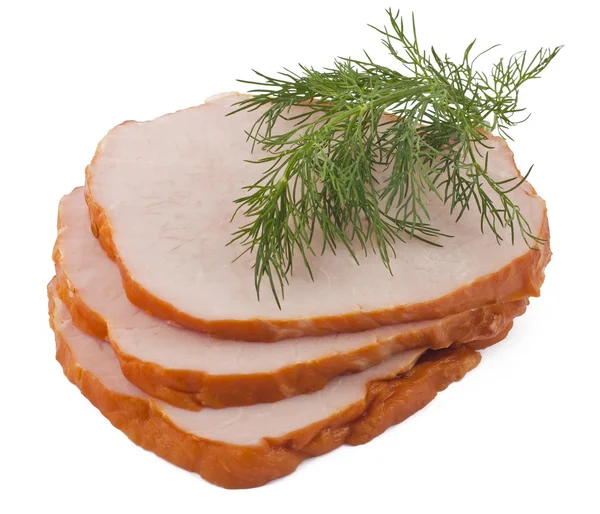 stock image Sliced ham