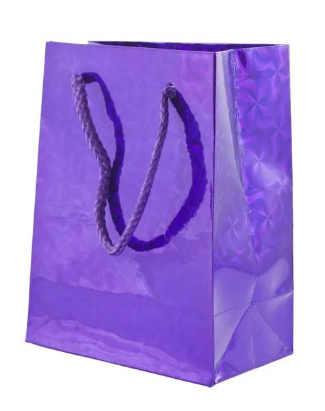 Фіолетовий giftbag — стокове фото