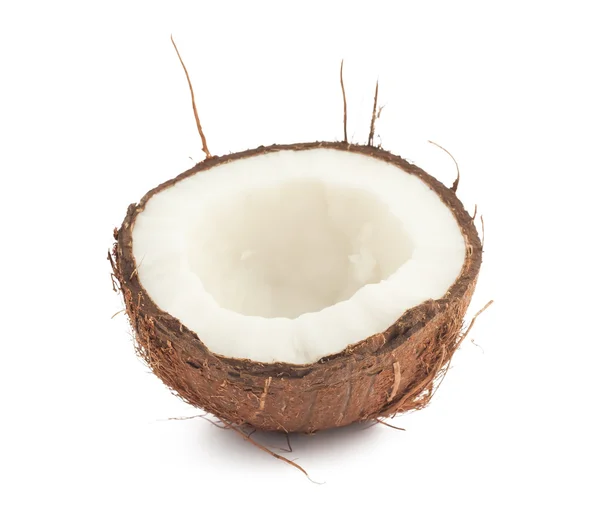 Hälften av kokosnöt — Stockfoto