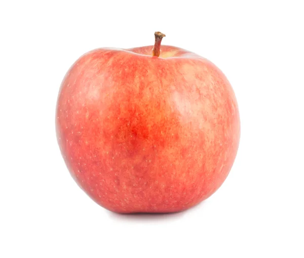 Roter Reifer Apfel Isoliert Auf Weißem Hintergrund — Stockfoto