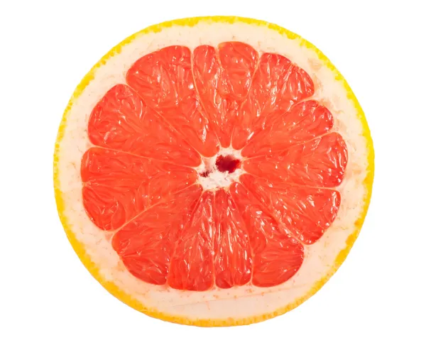 Кусочек спелого грейпфрута — стоковое фото