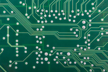 Green circuit board clipart