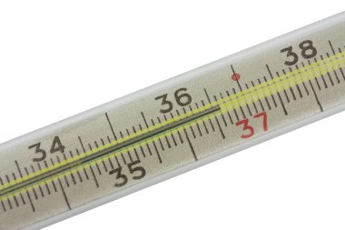 Mercurial thermometer clipart